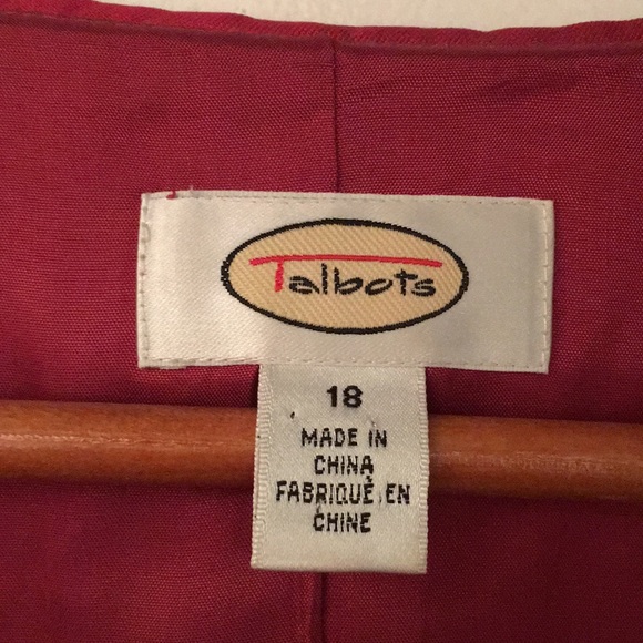 Talbots Red Blazer - Picture 4 of 6